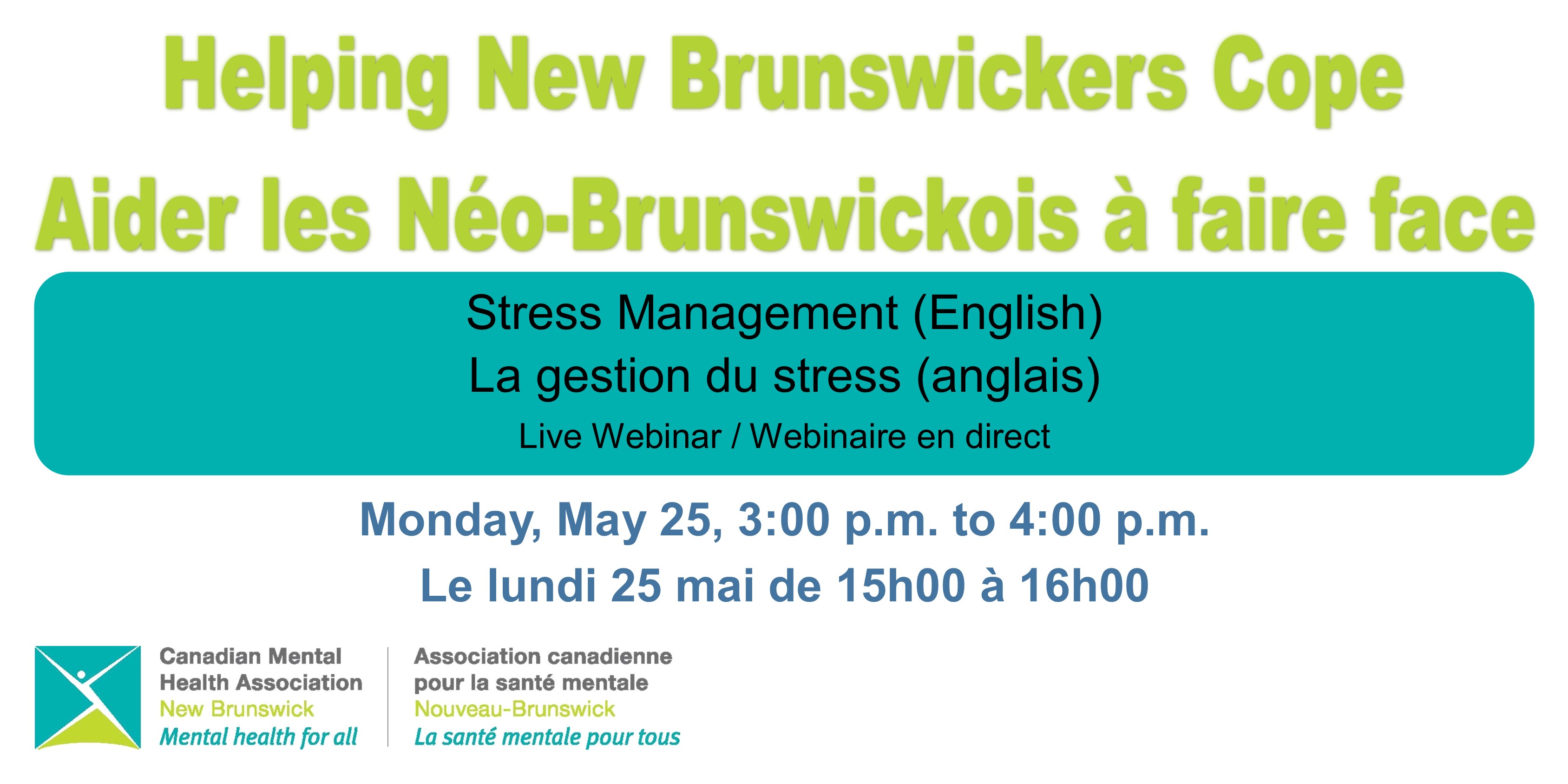 Stress Management (English) / La gestion du stress (anglais)