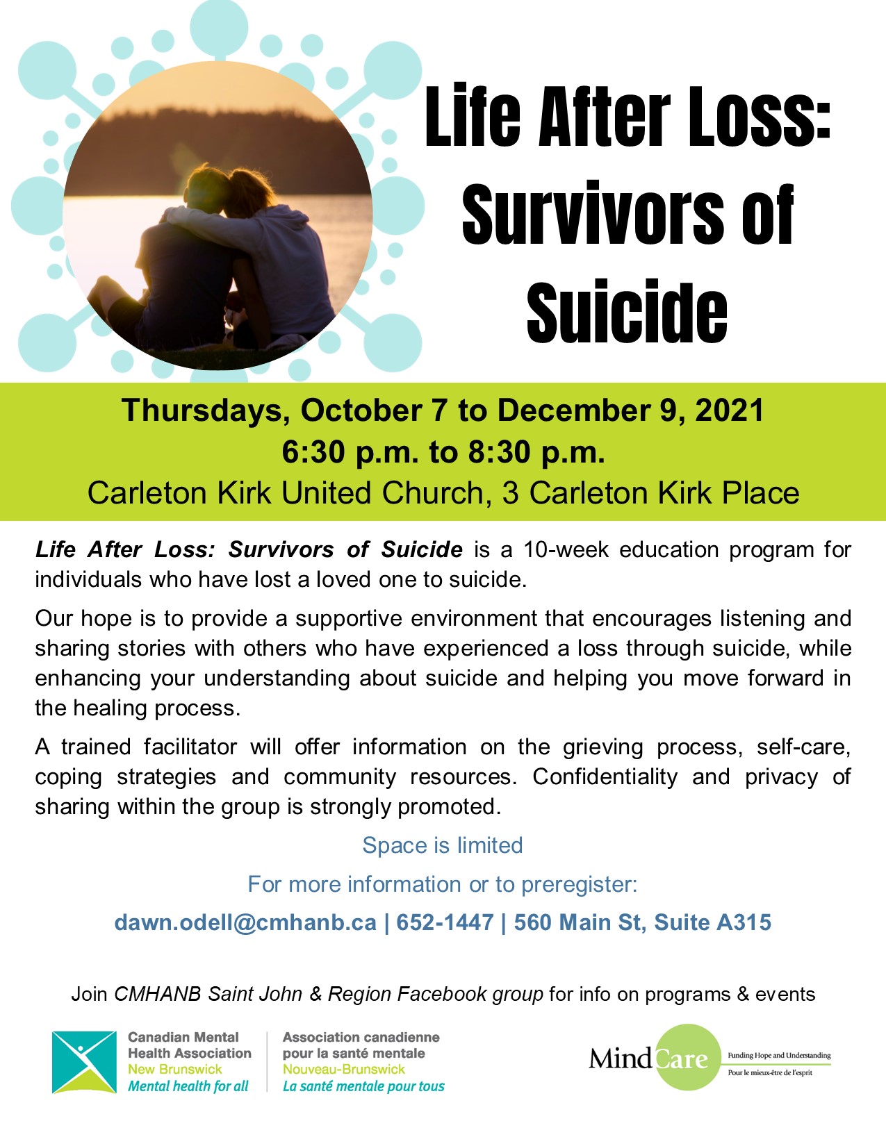 Life After Loss: Survivors of Suicide (Saint John)