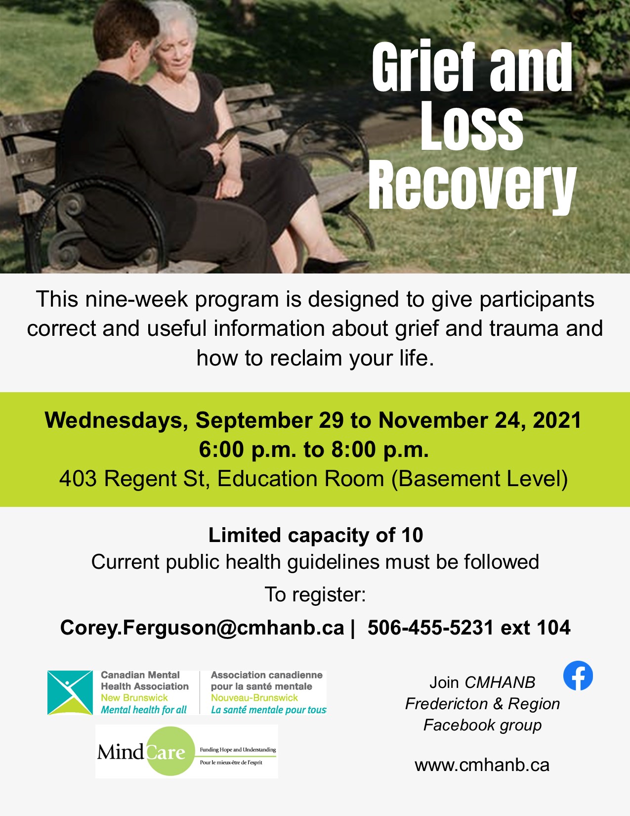 Grief and Loss Recovery (Fredericton)