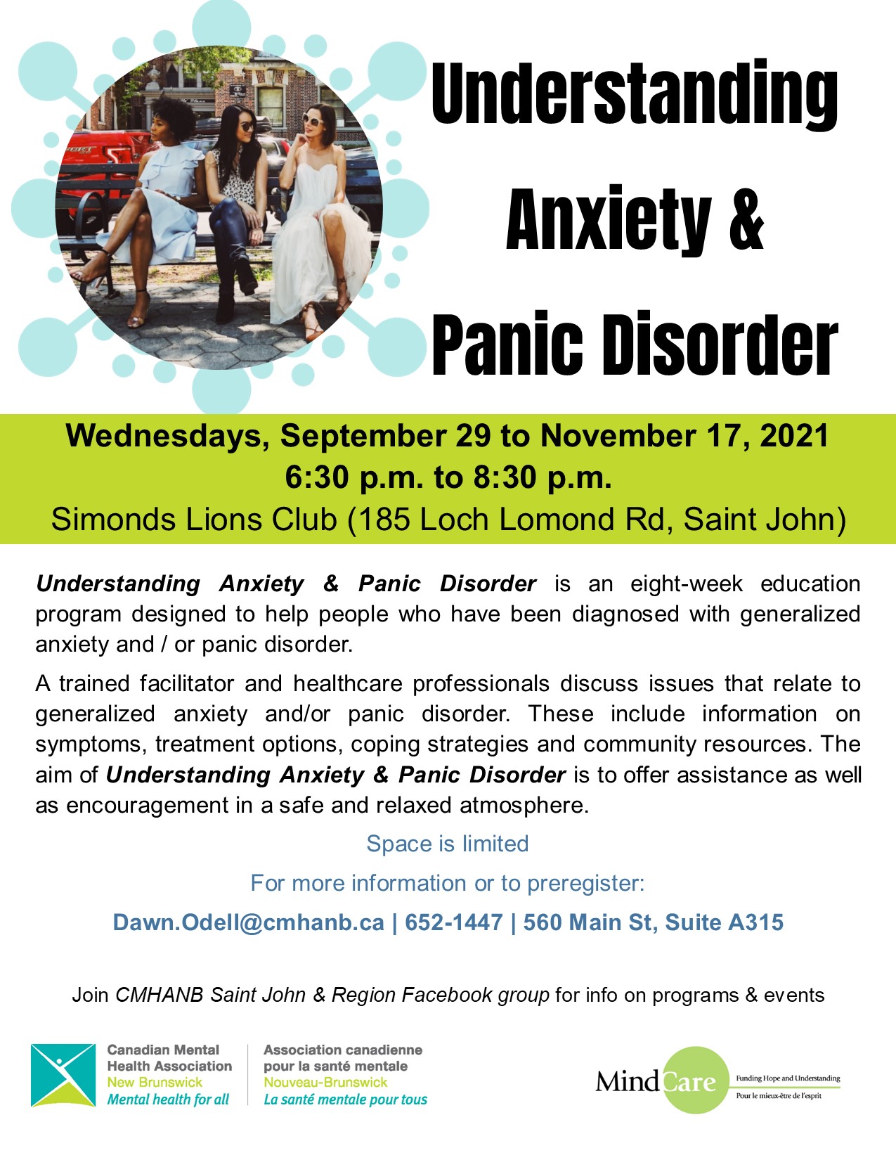 Understanding Anxiety & Panic Disorder (Saint John)
