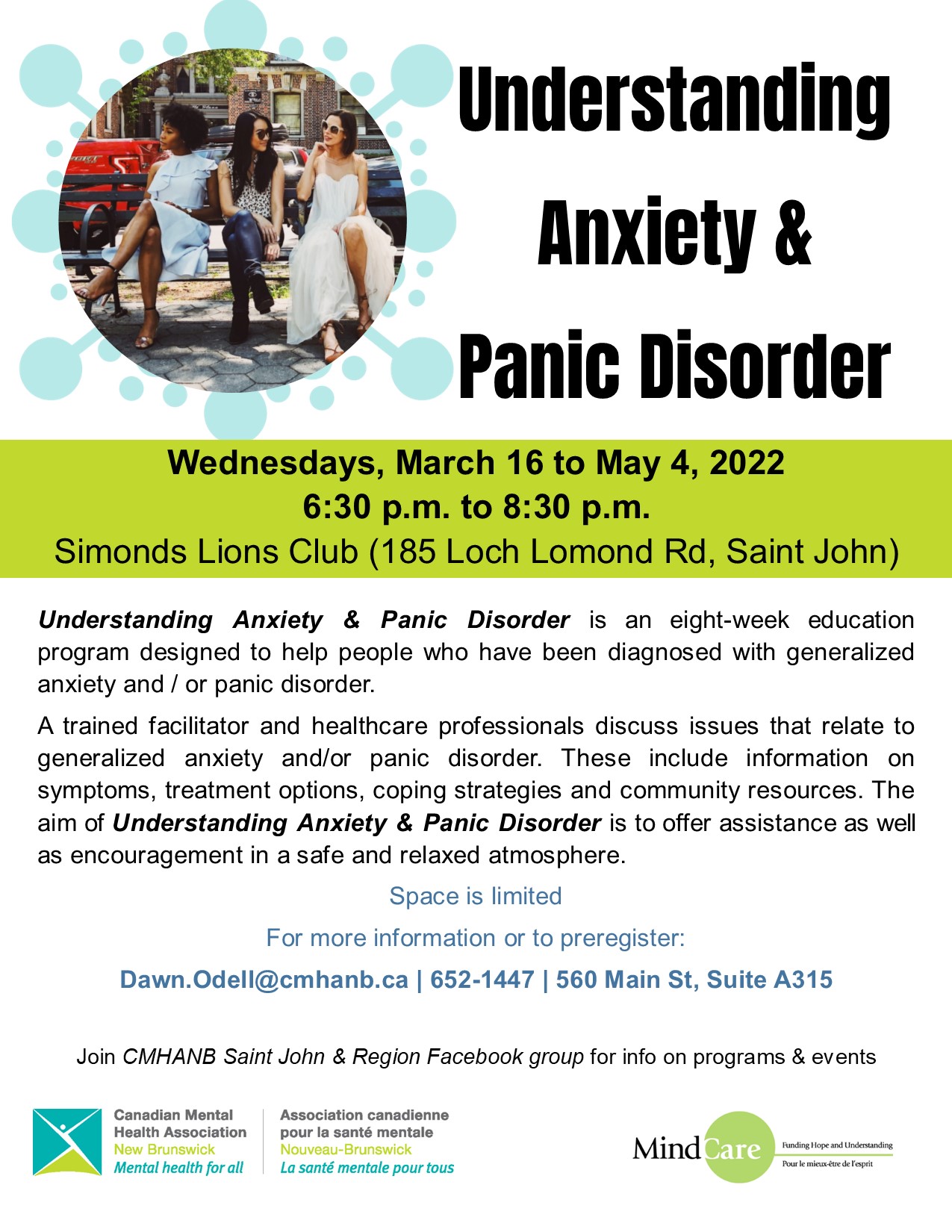 Understanding Anxiety & Panic Disorder (Saint John)