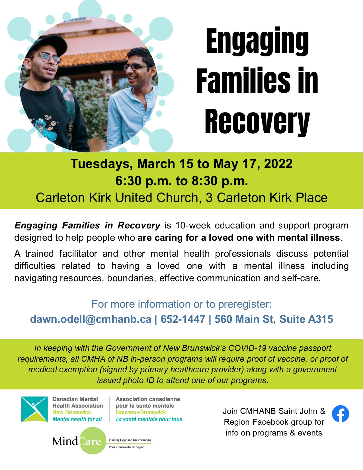 Engaging Families in Recovery (Saint John)